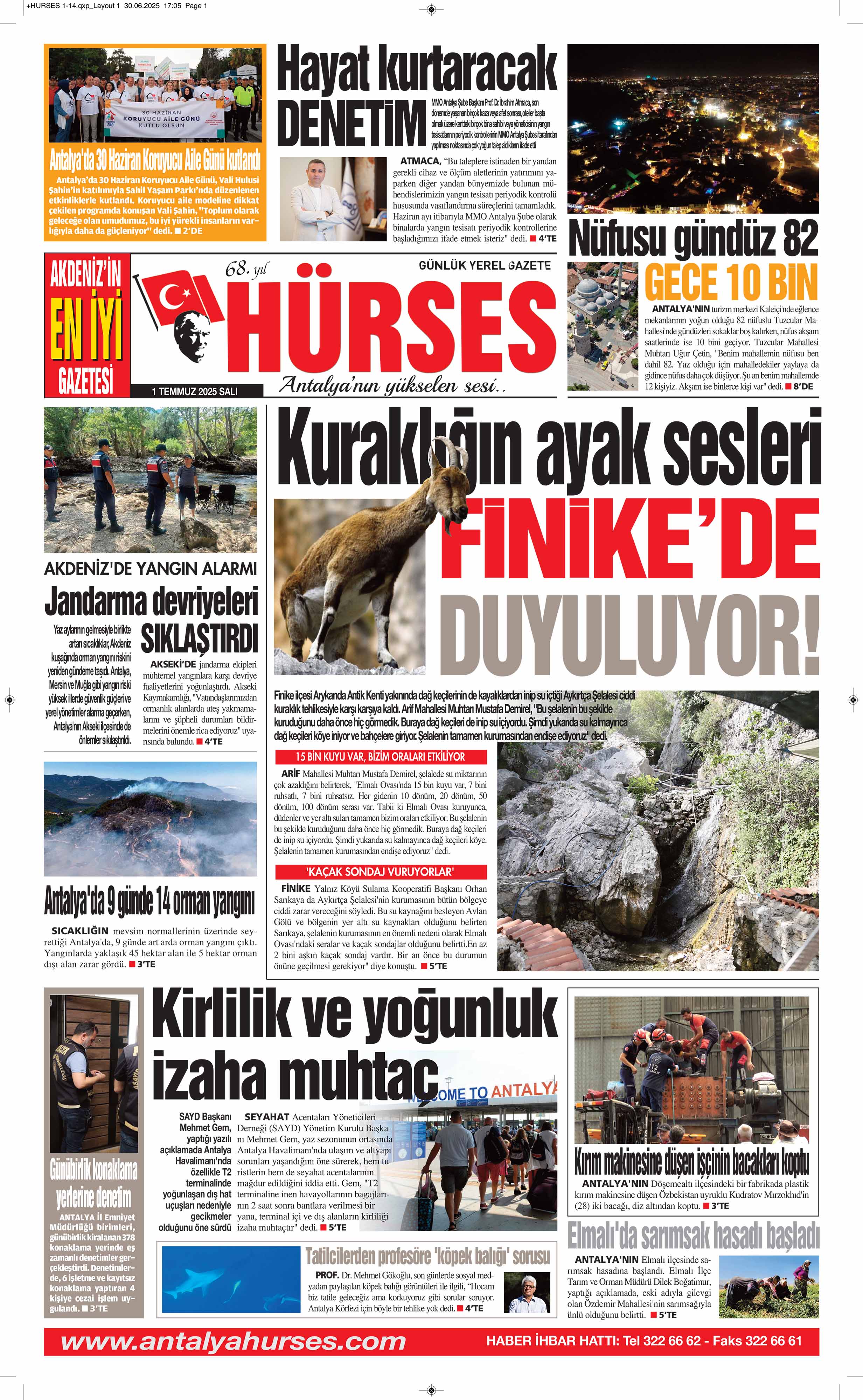 ANTALYANIN YÜKSELEN SESİ HÜRSES 1 TEMMUZ 2025