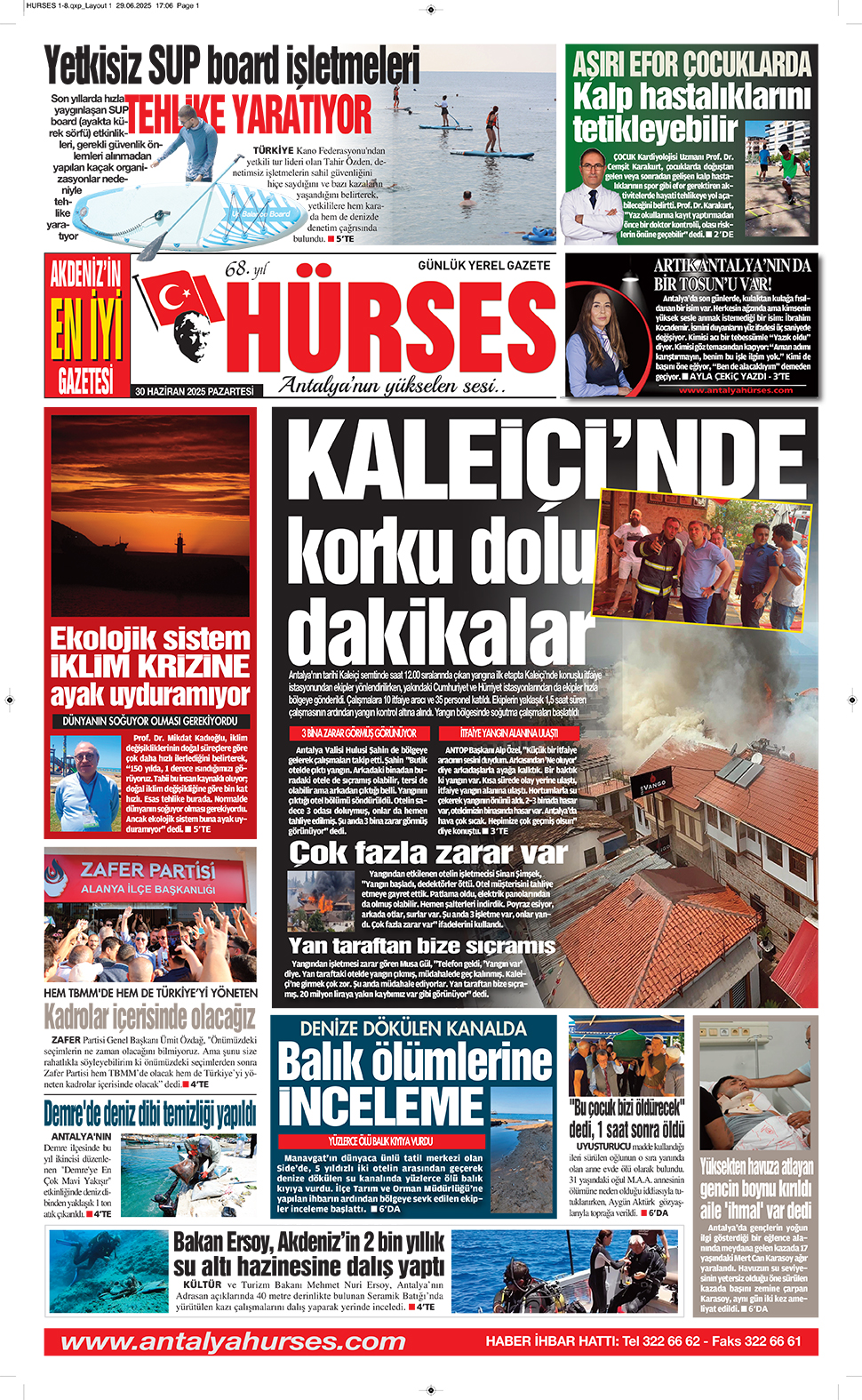 ANTALYANIN YÜKSELEN SESİ HÜRSES 30 HAZİRAN 2025