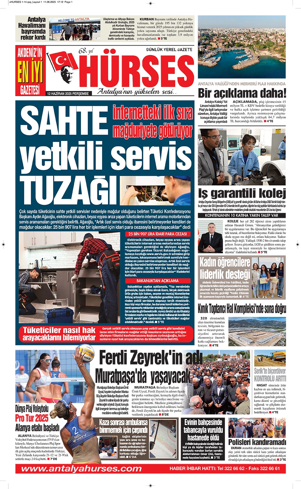 Antalya'nın yükselen sesi Hürses; 12 Haziran 2025