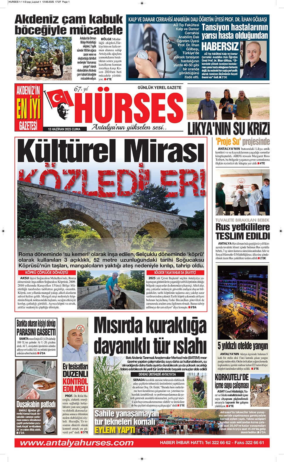 Antalya'nın yükselen sesi Hürses; 13 Haziran 2025