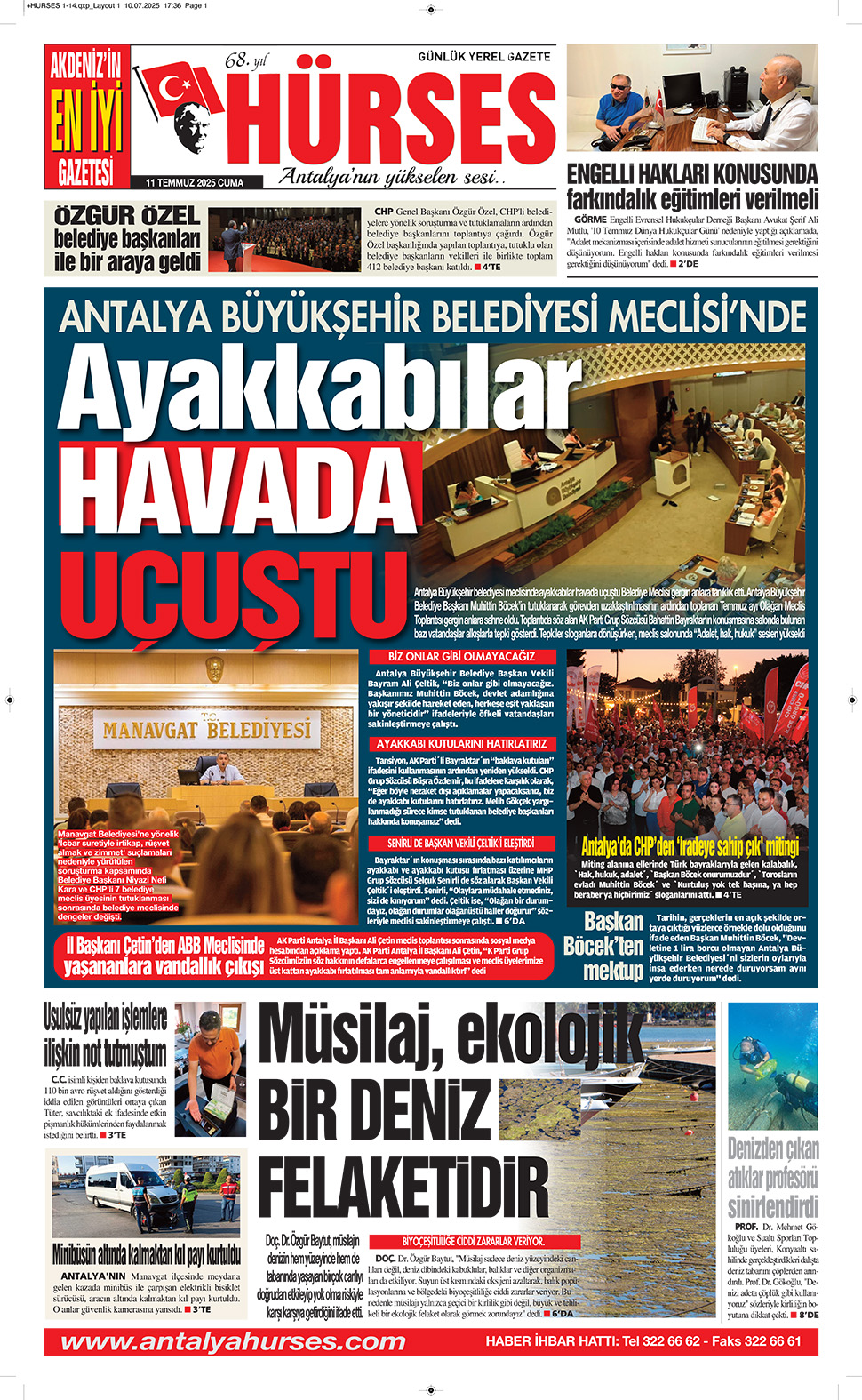 ANTALYANIN YÜKSELEN SESİ HÜRSES 11 TEMMUZ 2025