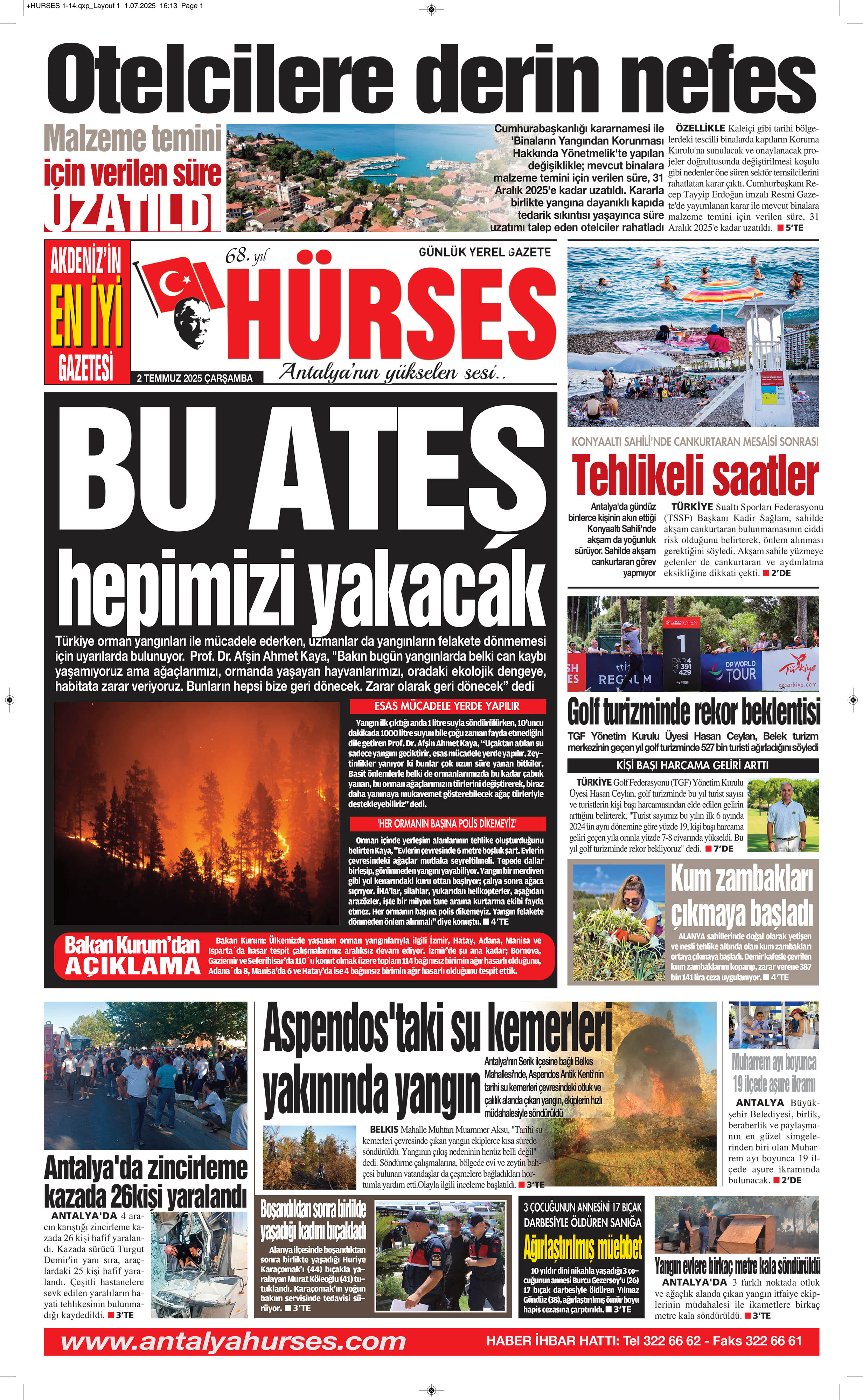 ANTALYANIN YÜKSELEN SESİ HÜRSES 2 TEMMUZ 2025
