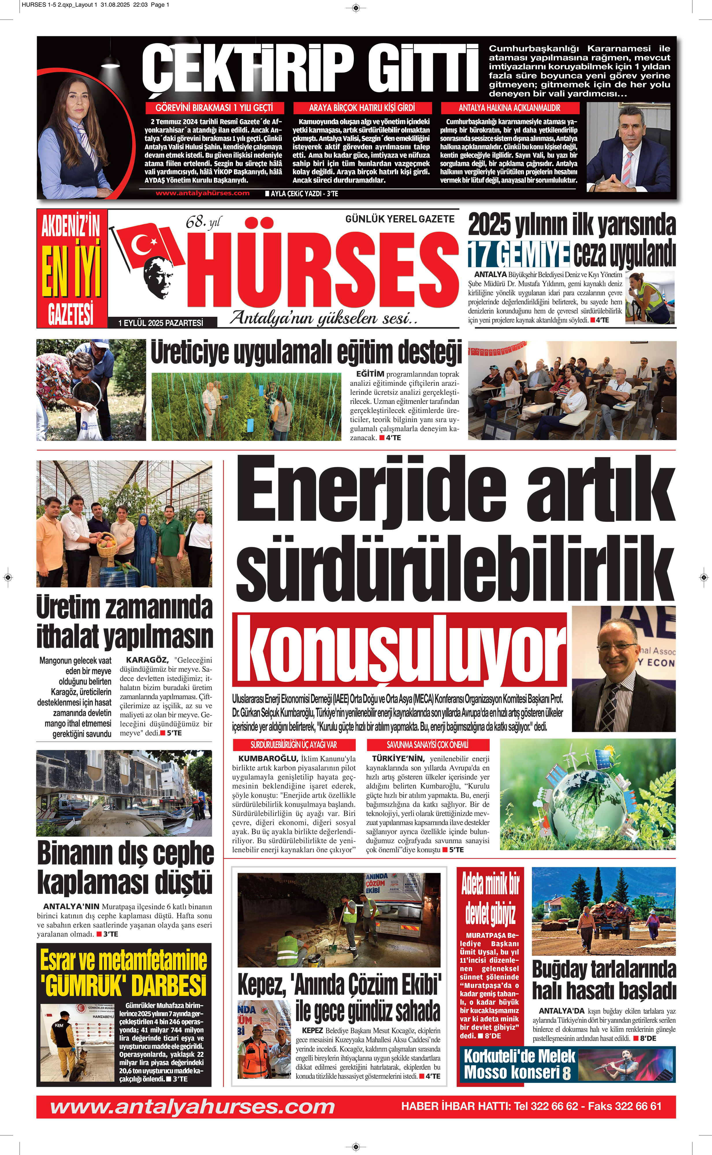 ANTALYANIN YÜKSELEN SESİ HÜRSES 1EYLÜL 2025