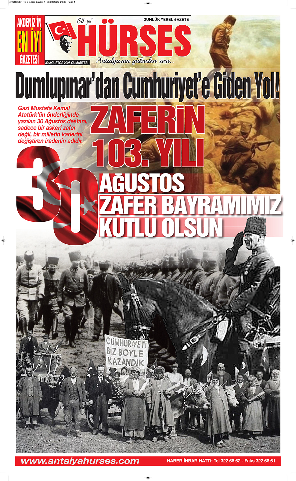 ANTALYANIN YÜKSELEN SESİ HÜRSES 30 AĞUSTOS 2025