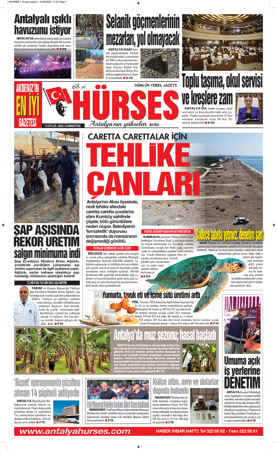 ANTALYANIN YÜKSELEN SESİ HÜRSES 13 EYLÜL 2025