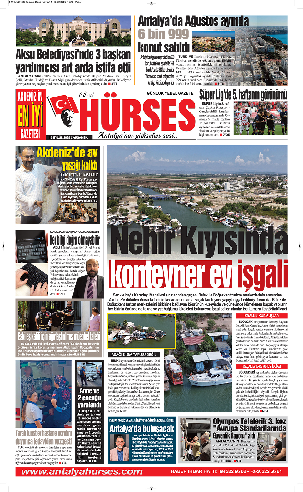 ANTALYANIN YÜKSELEN SESİ HÜRSES 17 EYLÜL 2025