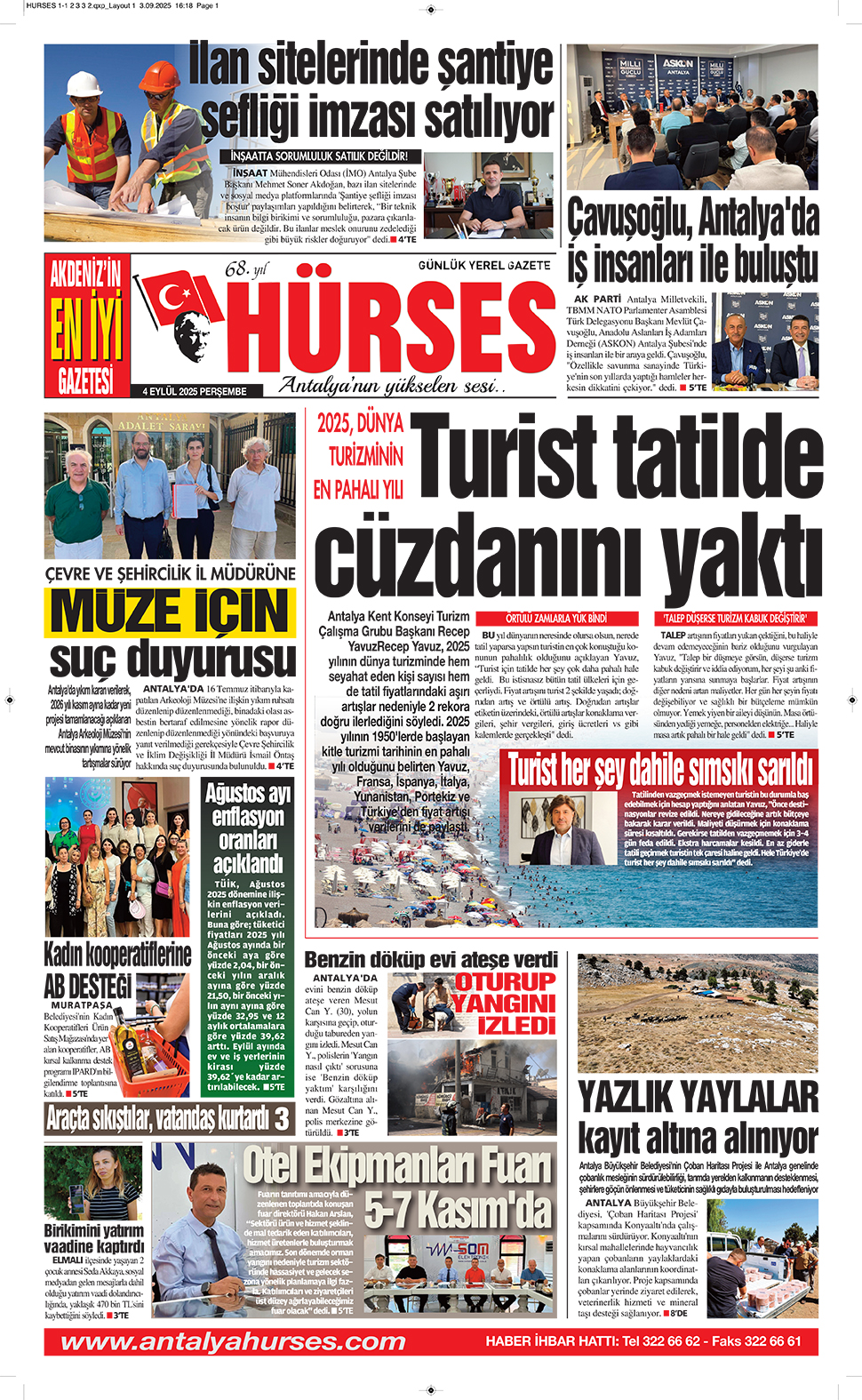 ANTALYANIN YÜKSELEN SESİ HÜRSES 4 EYLÜL 2025