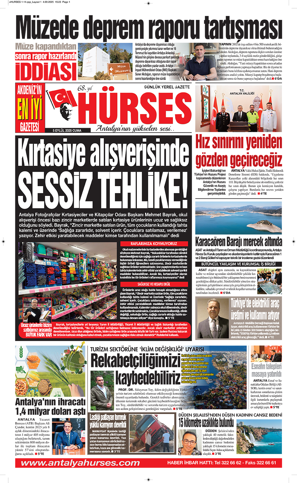 ANTALYANIN YÜKSELEN SESİ HÜRSES 5 EYLÜL 2025