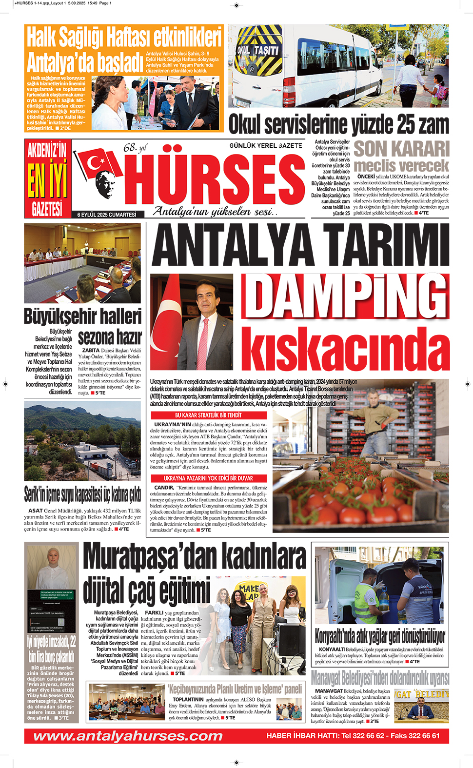 ANTALYANIN YÜKSELEN SESİ HÜRSES 6 EYLÜL 2025