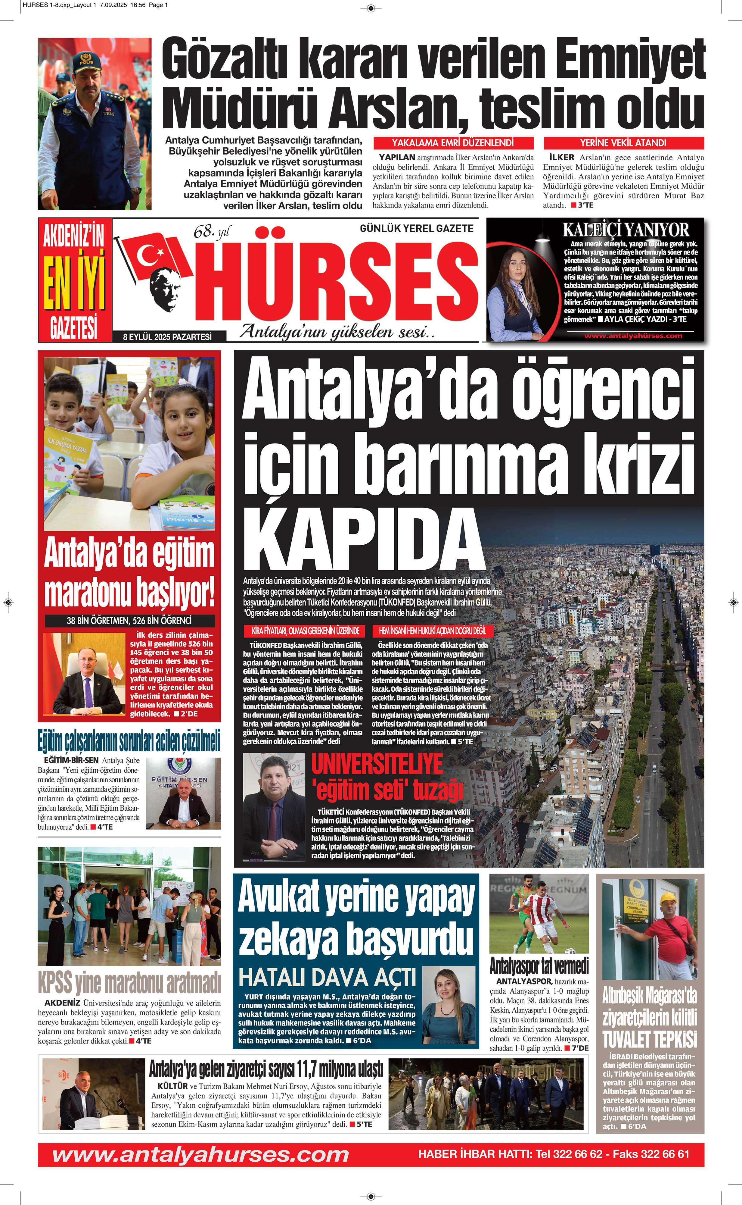 ANTALYANIN YÜKSELEN SESİ HÜRSES 8 EYLÜL 2025