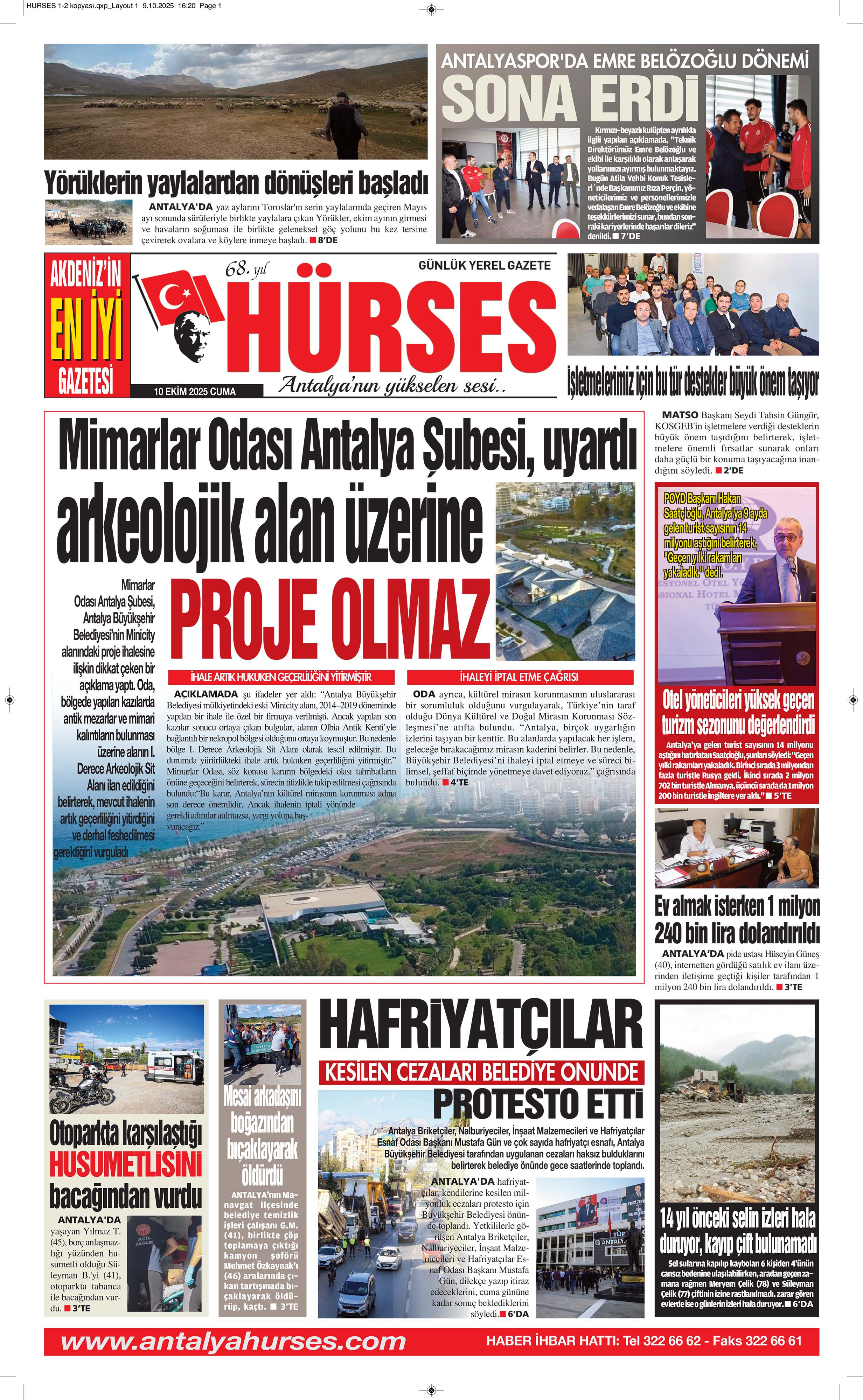 ANTALYANIN YÜKSELEN SESİ HÜRSES 9 EKİM 2025