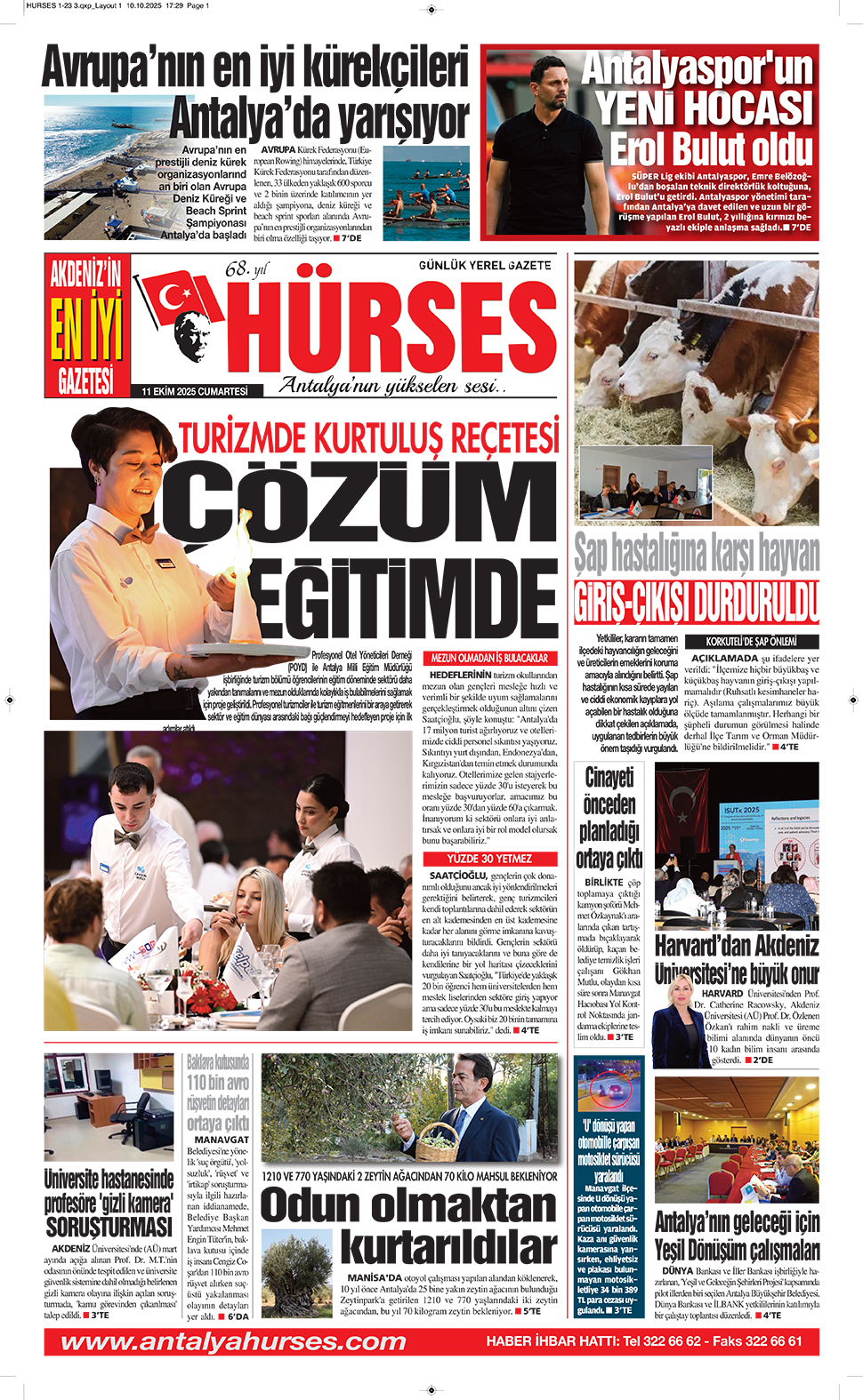 ANTALYANIN YÜKSELEN SESİ HÜRSES 11 EKİM 2025