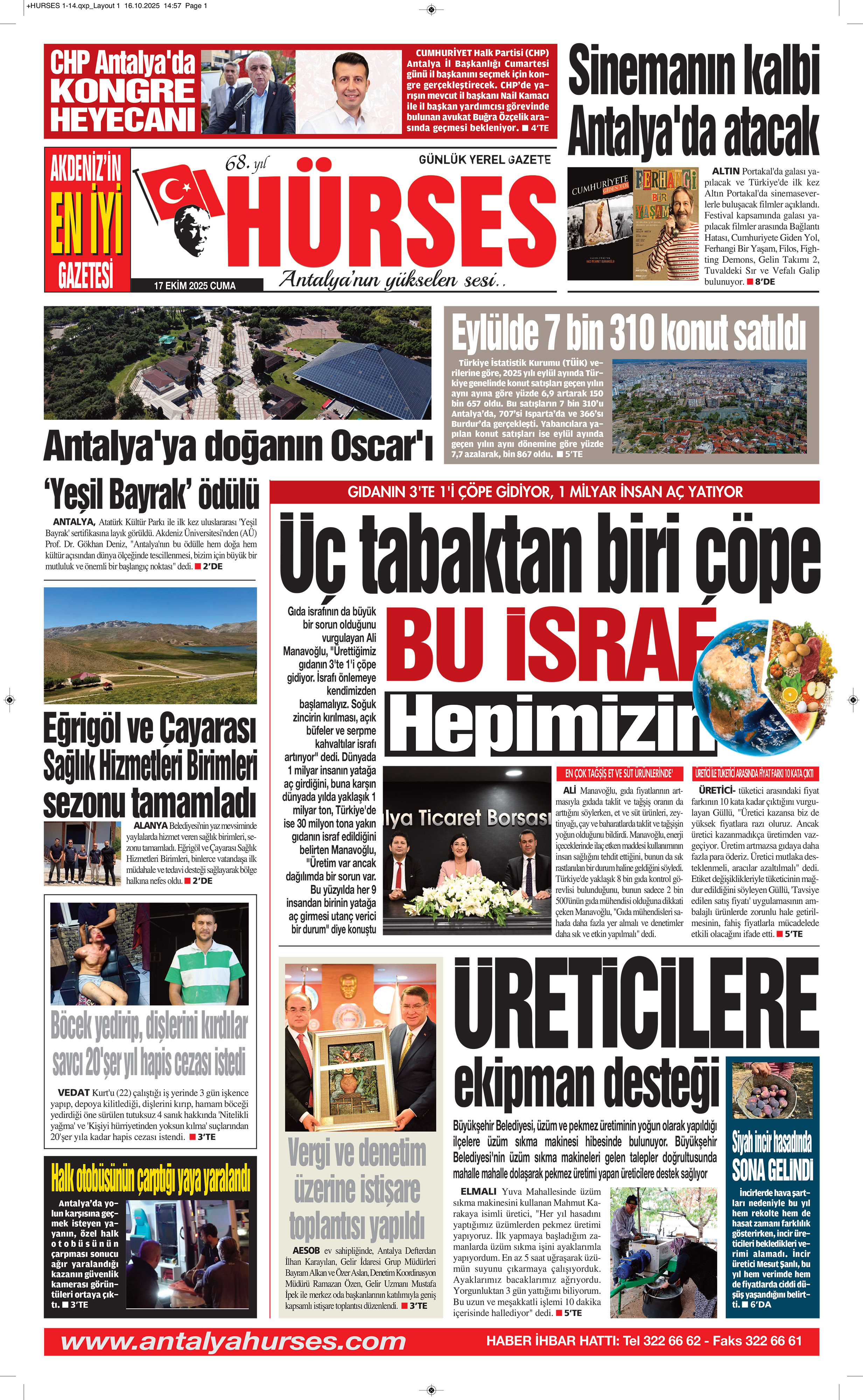 ANTALYANIN YÜKSELEN SESİ HÜRSES 17 EKİM 2025