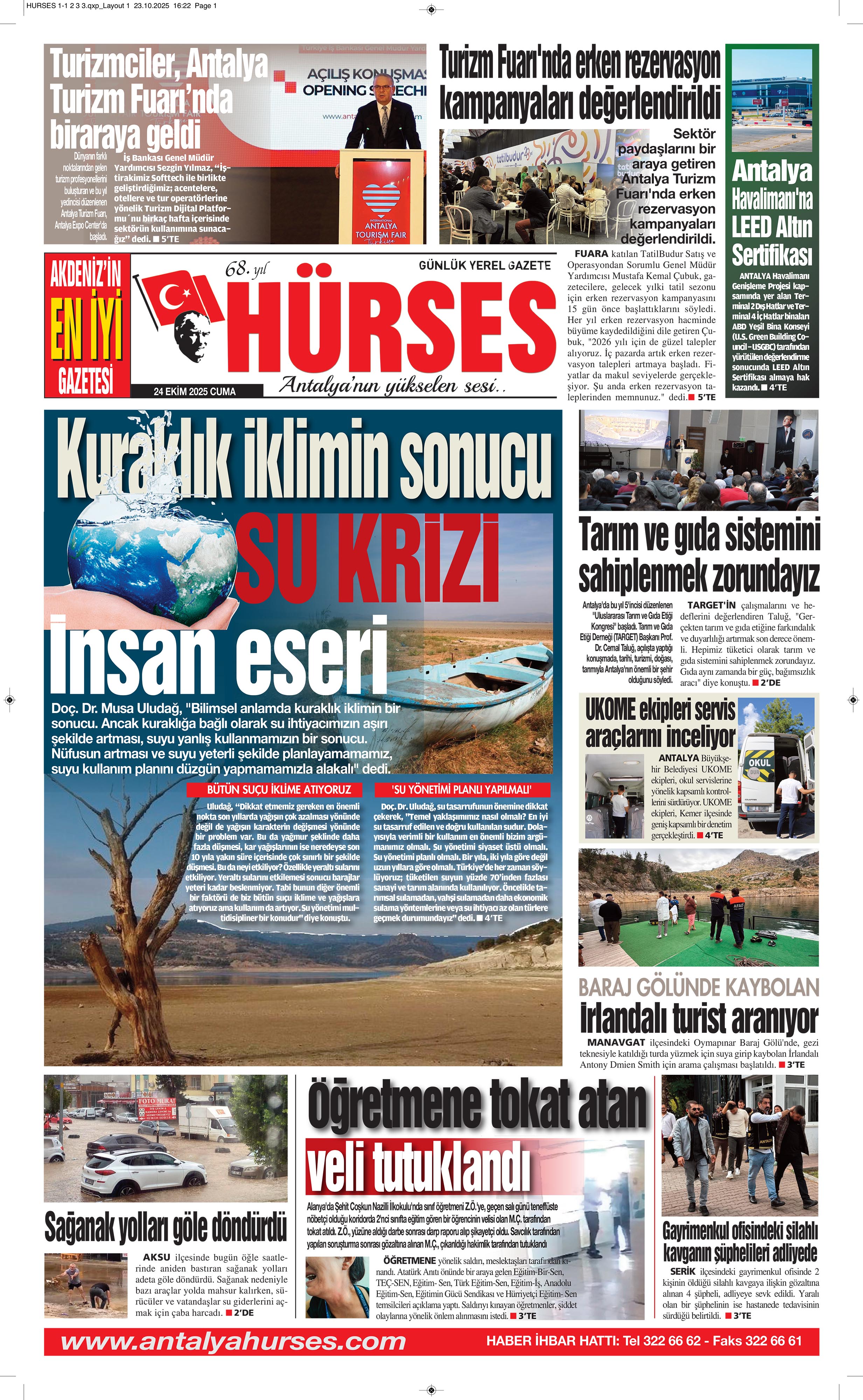 ANTALYANIN YÜKSELEN SESİ HÜRSES 24 EKİM 2025