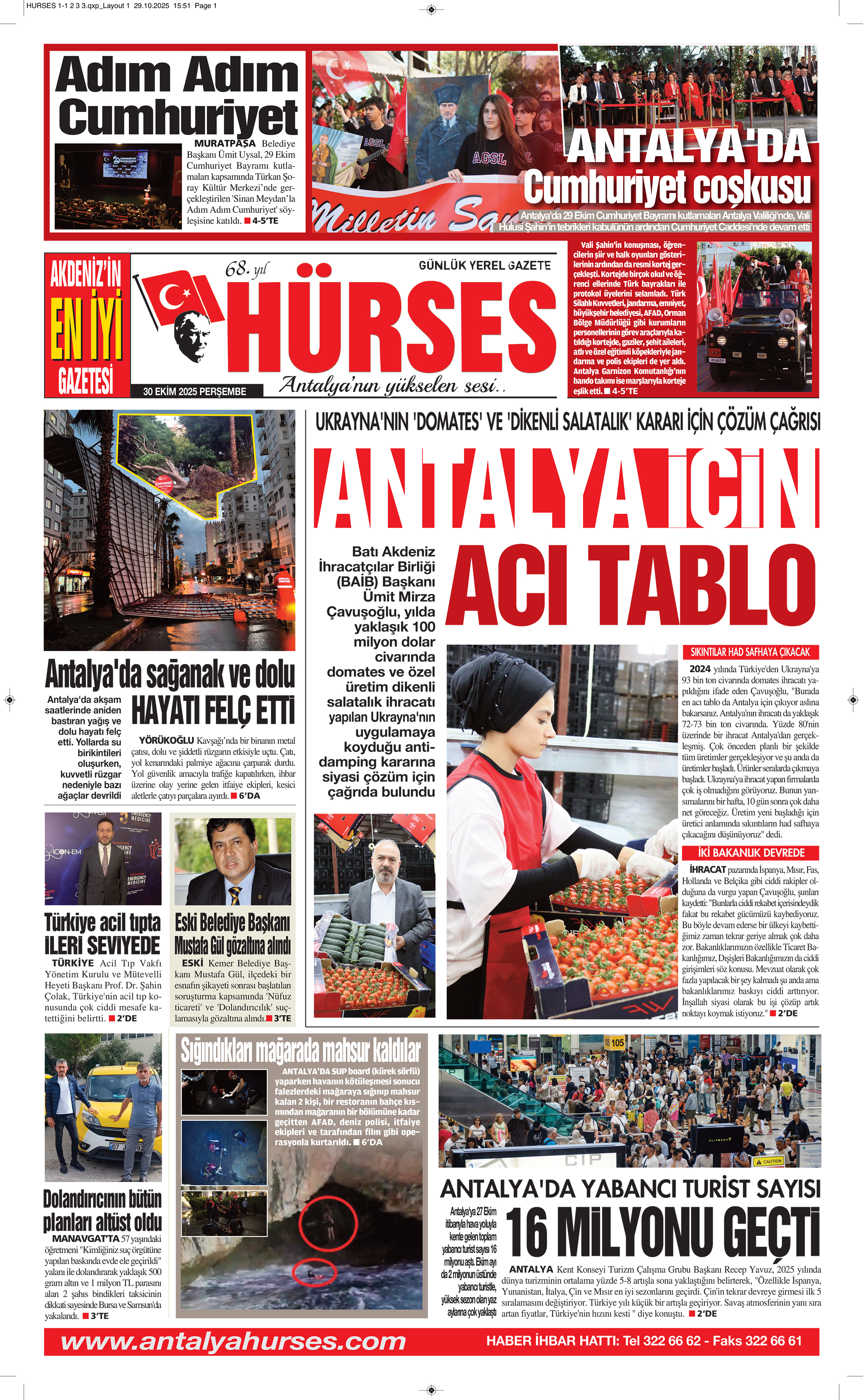 ANTALYANIN YÜKSELEN SESİ HÜRSES 30 EKİM 2025