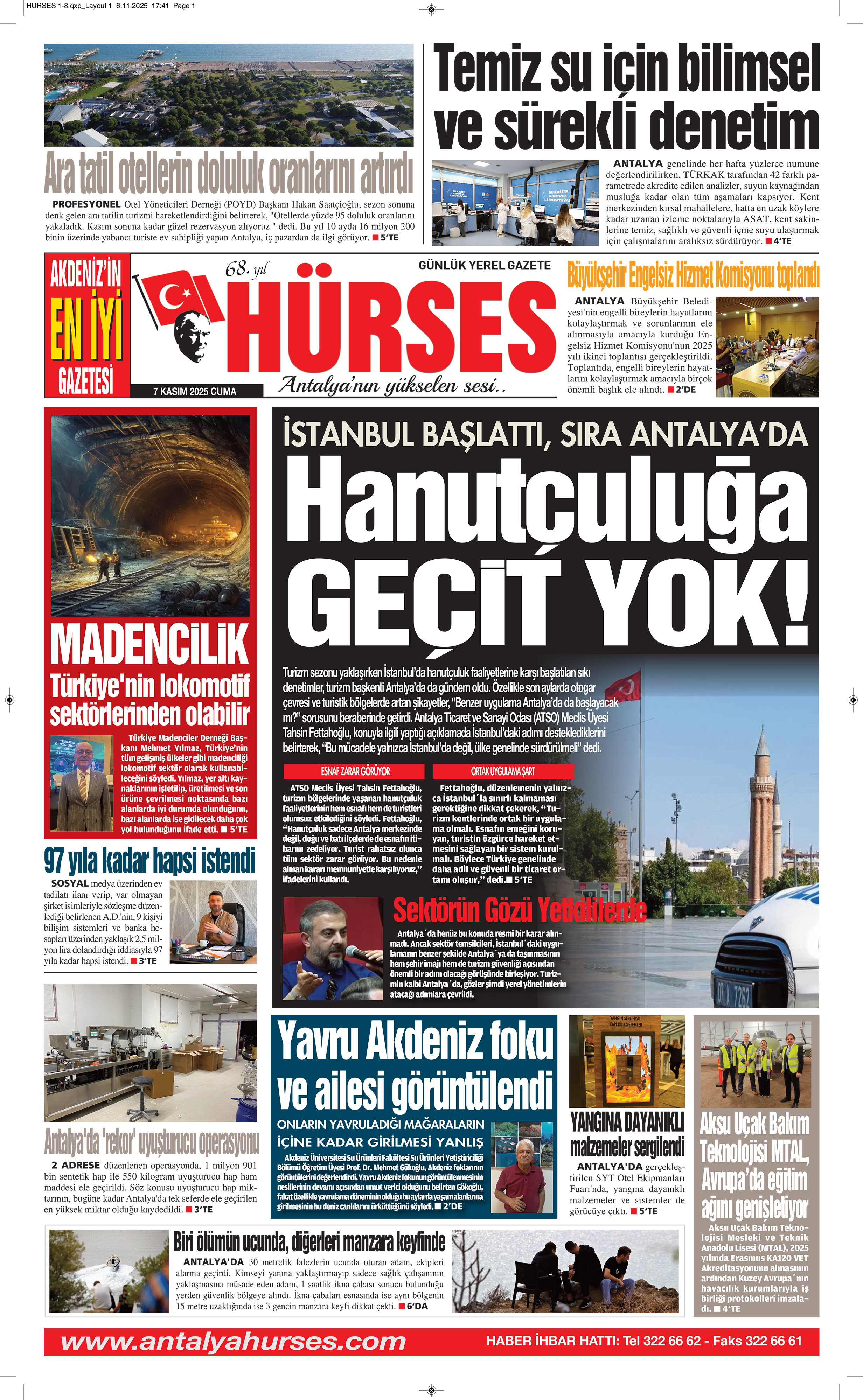 ANTALYANIN YÜKSELEN SESİ HÜRSES 7 KASIM 2025