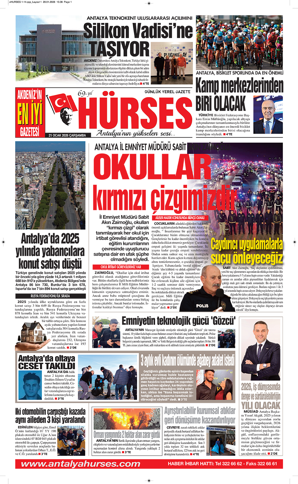 ANTALYANIN YÜKSELEN SESİ HÜRSES 21 OCAK 2026