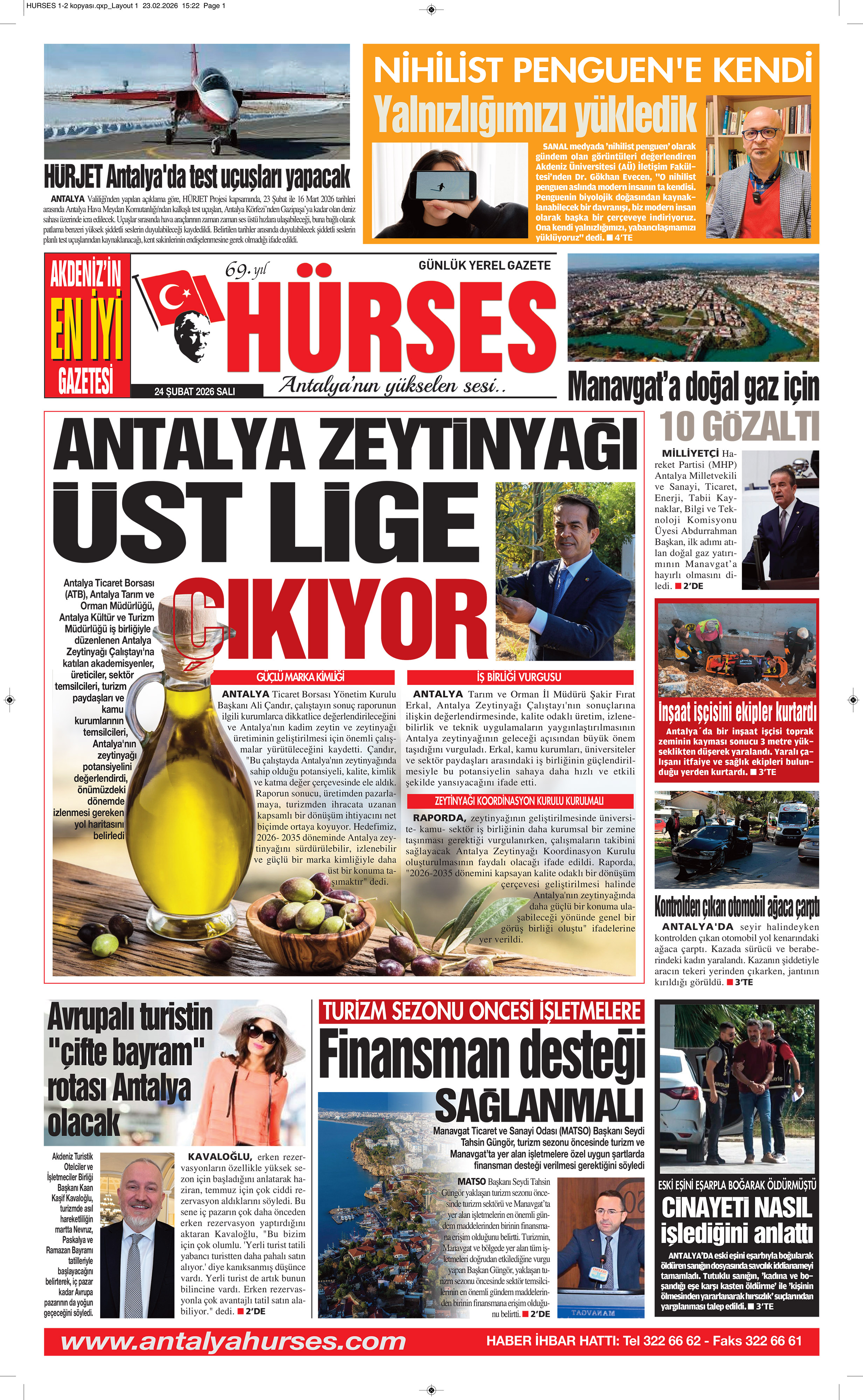 ANTALYANIN YÜKSELEN SESİ HÜRSES 24 ŞUBAT 2026