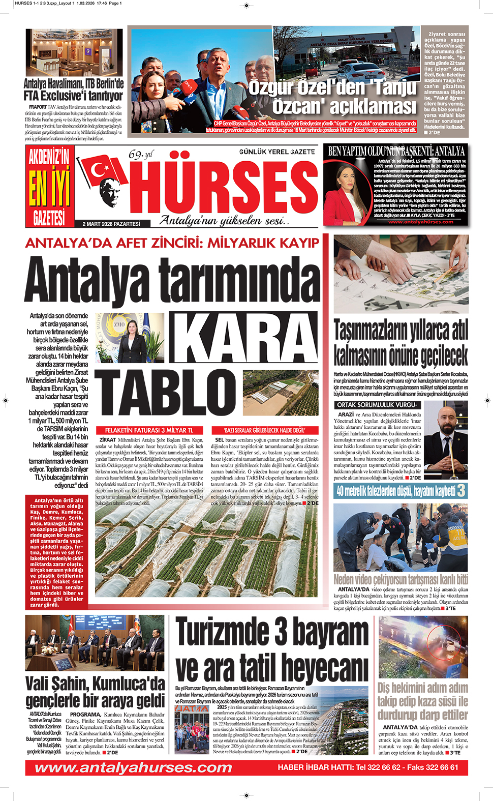 ANTALYANIN YÜKSELEN SESİ HÜRSES 2 MART 2026