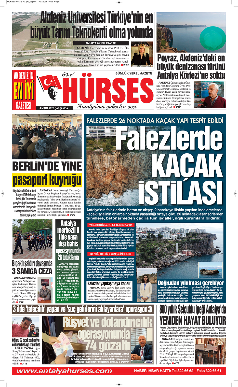 ANTALYANIN YÜKSELEN SESİ HÜRSES 4 MART 2026