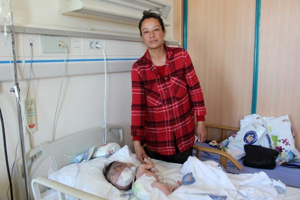 Hidrosefali hastası depremzede bebek, Antalya'da ameliyat edildi-4