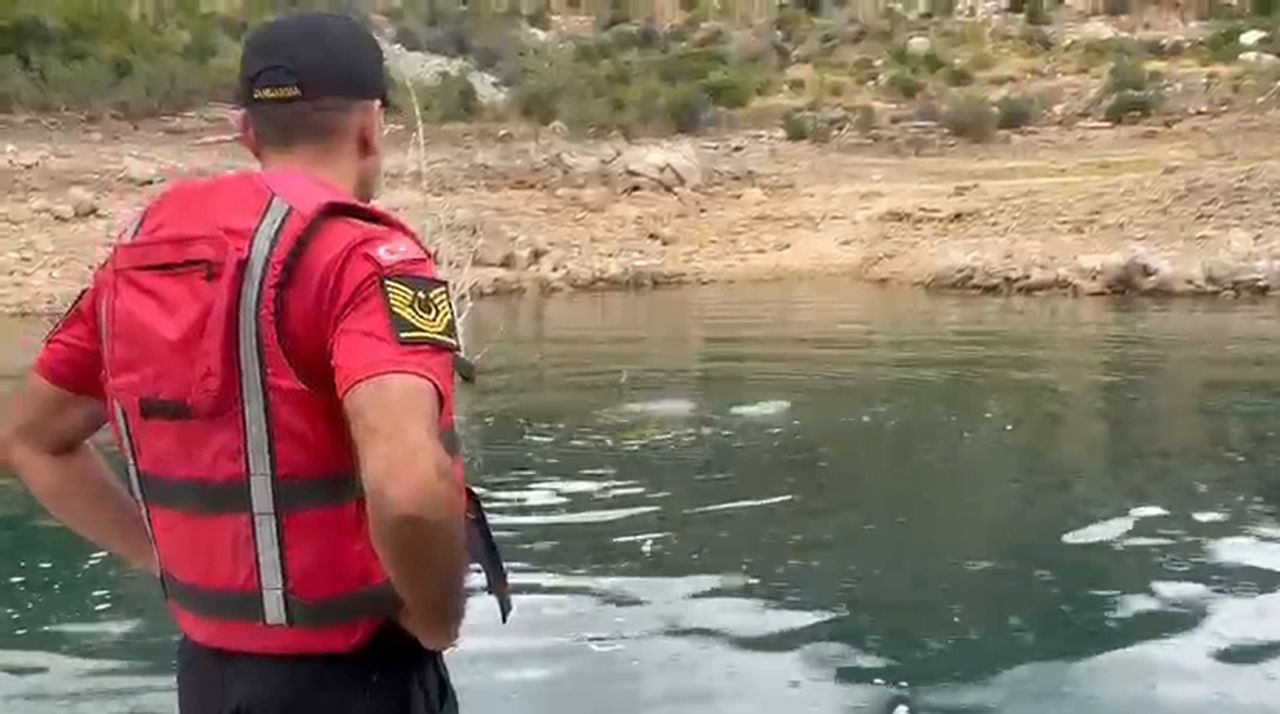 3 gündür aranan İrlandalı turistin baraj gölüne girdiği görüntüler ortaya çıktı