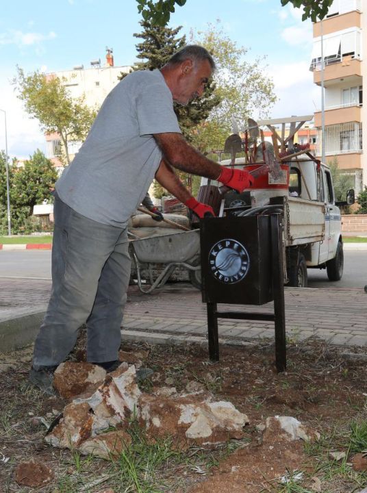 Kepez'in her köşesinde işçi emeği var