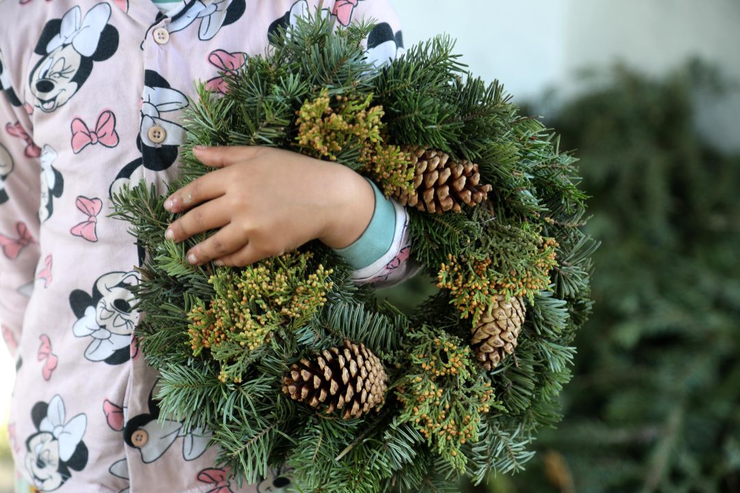 El emeği Noel çelenkleri 20 ülkeye ihraç ediliyor