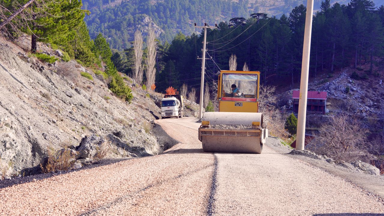 Sapadere Yaylası yoluna asfalt