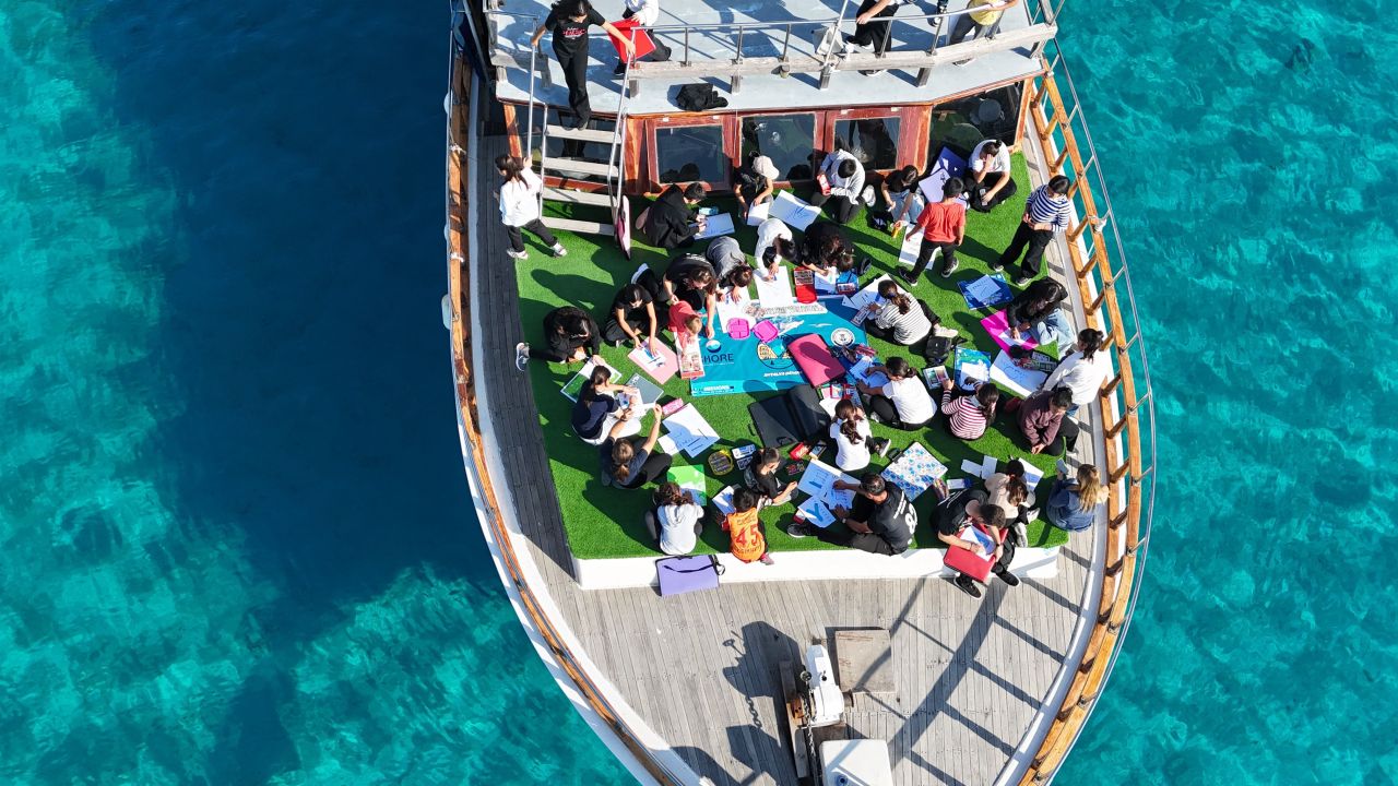 Öğrencilerden deniz ekosistemine duyarlılık mesajı