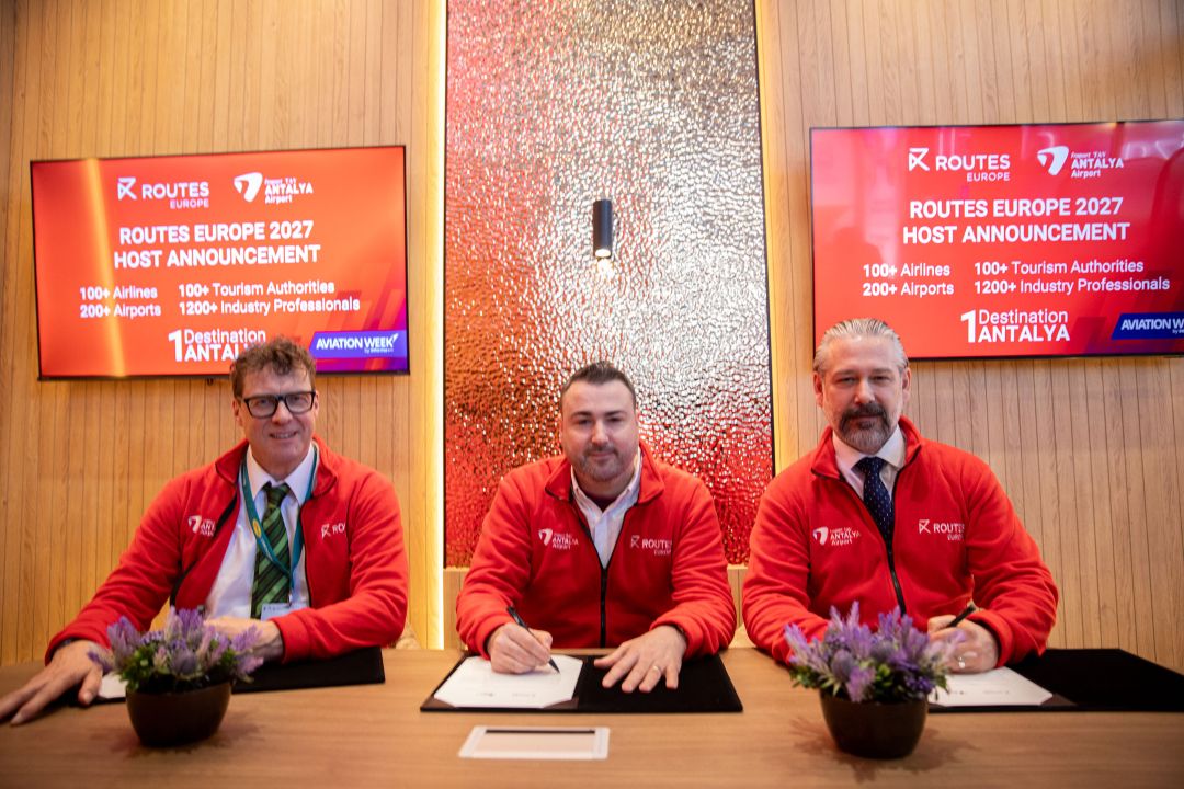 Antalya, Routes Europe 2027'ye ev sahipliği yapacak