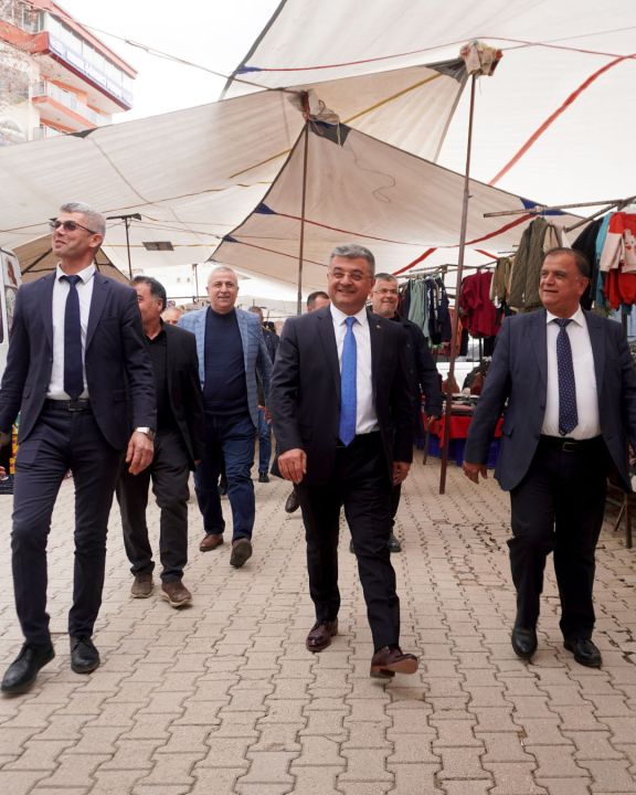 AESOB başkan adayı Alkan, seçim startını baba ocağında verdi