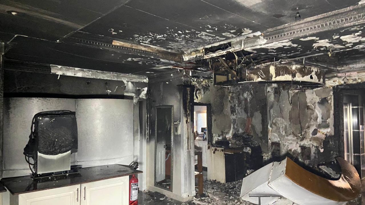 3 yıldızlı otelde yangın