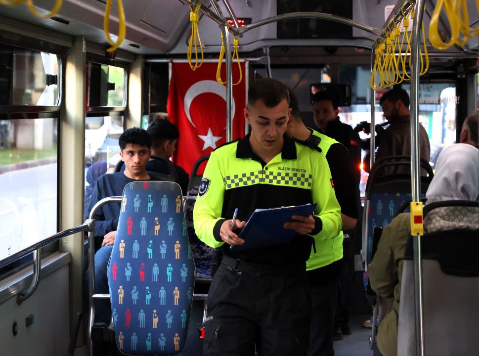 Toplu ulaşım araçlarına yönelik denetim