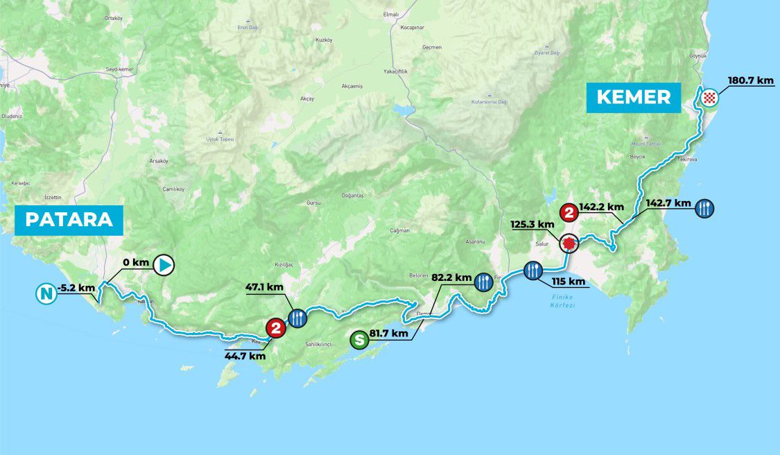Antalya'da Cumhurbaşkanlığı bisiklet turu heyecanı