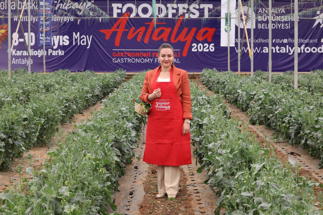 Antalya FoodFest Gastronomi Festivali'nde hasat etkinliği
