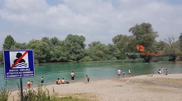 1 ayda dört kişinin öldüğü Manavgat Irmağında yasak dinleyen yok