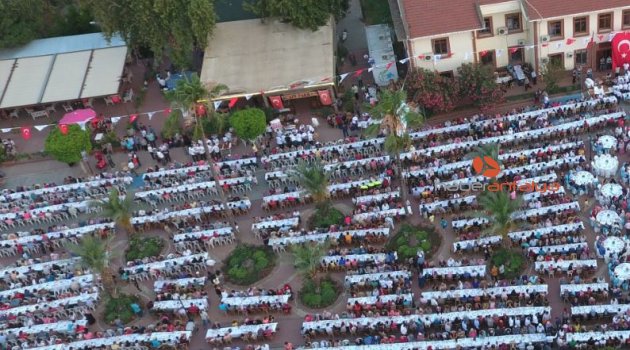10 Bini aşkın kişi iftarda buluştu