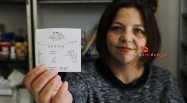 14 milyon liralık kupon, 'şanslı ilçe' Muratpaşa'da yatırıldı
