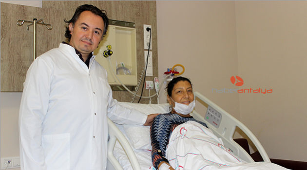18 yıldır beklediği böbrek Antalya'da nakledildi