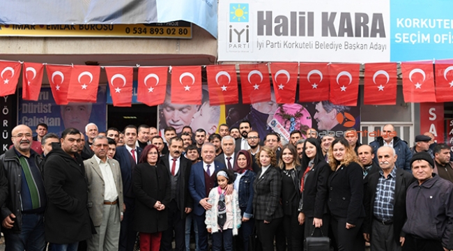 Büyükşehir Adayı Böcek'e coşkulu karşılama