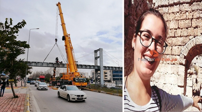 Üniversiteli Aslıhan’ın hayatını kaybettiği yolda üst geçit inşaatı başladı 