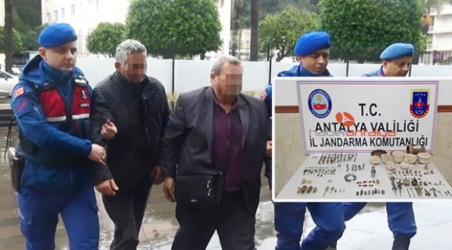 241 parça tarihi eseri satmak isterken yakalanan şüpheli tutuklandı