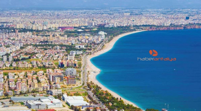 Antalya'nın nüfusu yüzde 2,62 oranında artarak 2 milyon 426 bin 356 oldu 