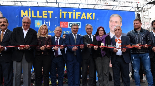 Başkan Böcek, Elmalı'da SKM açtı   
