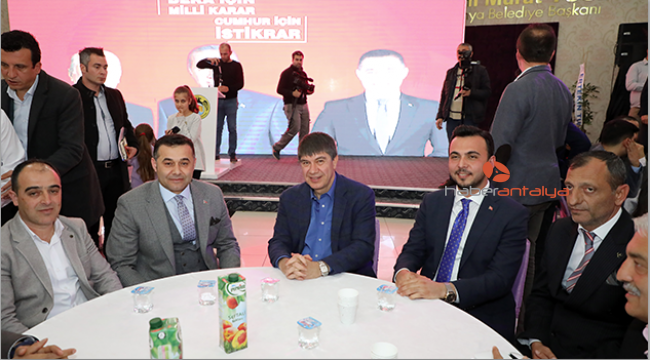 Başkan Yücel vatandaşla buluştu 