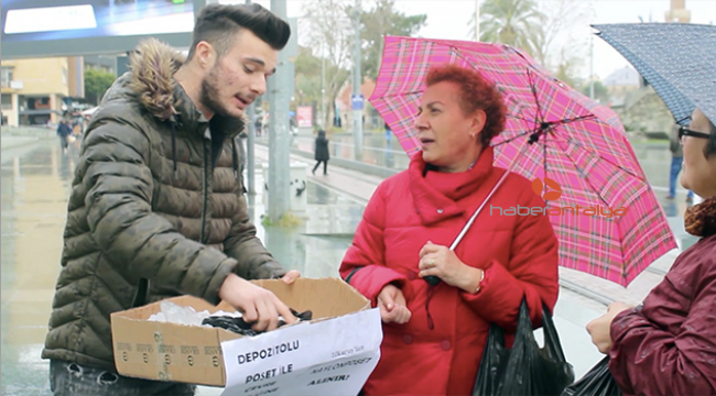 Genç Youtuber'dan ‘depozitolu poşet’ deneyi