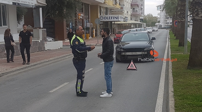 Kaçan ehliyetsiz sürücü olay yerine geri geldi