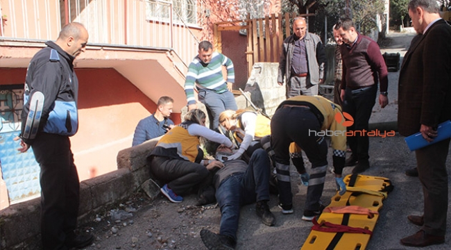 Metruk bina yıkımında kaza