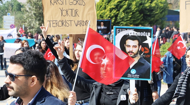 Şehit edilen üniversite öğrencisi Çakıroğlu unutulmadı